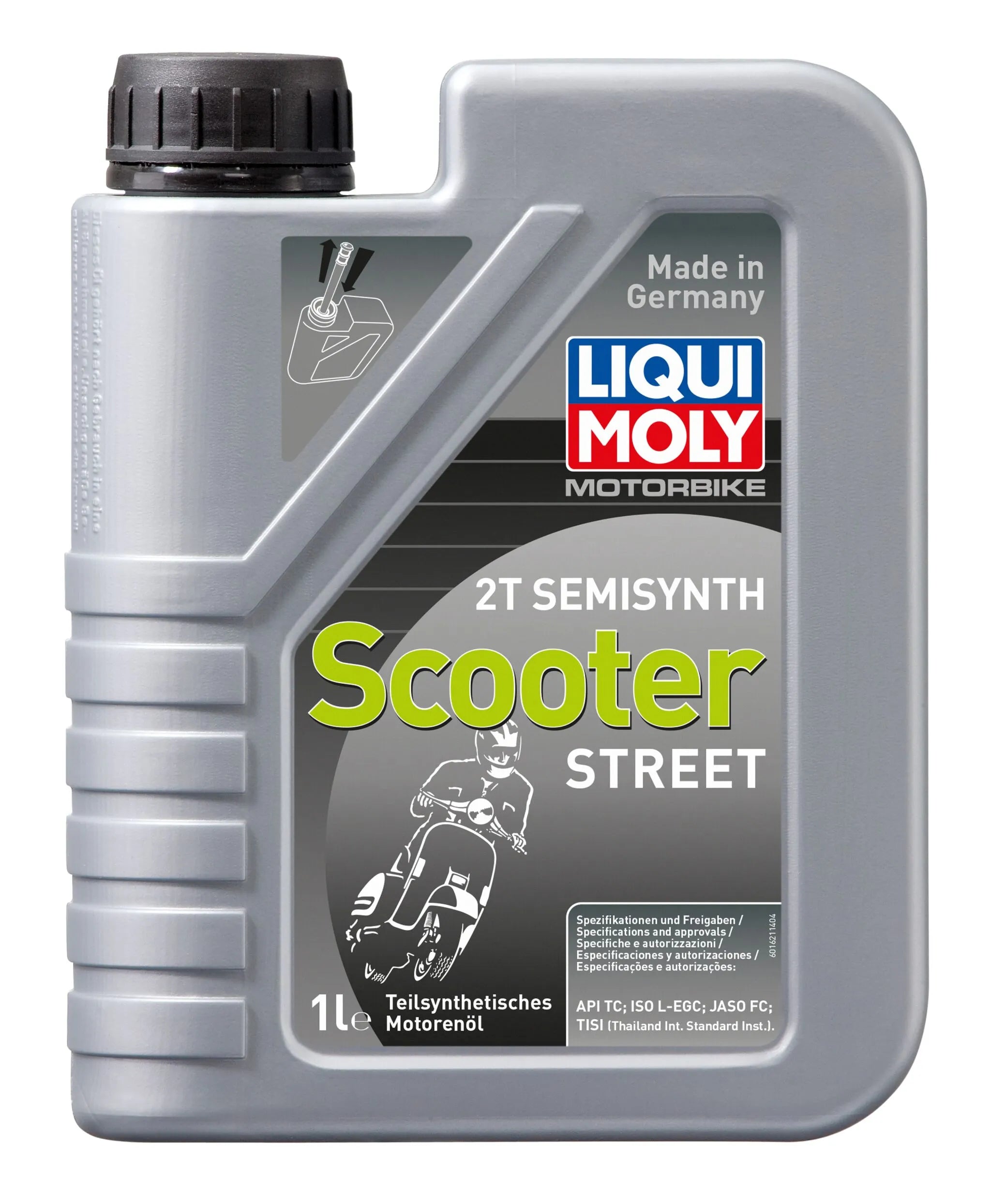 Liqui Moly 2t Semisynth Scooter Motor Oil 1 Liter