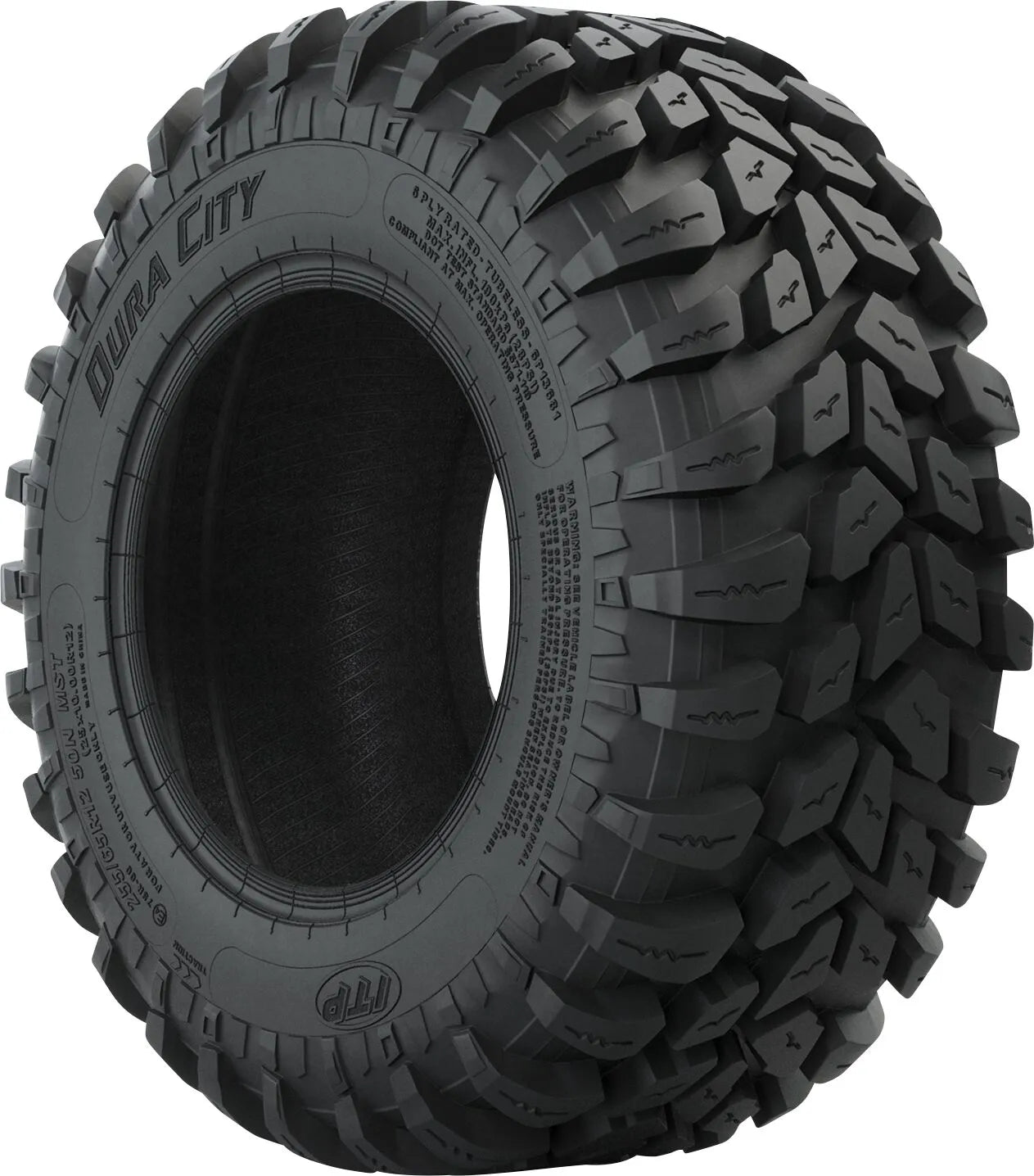Itp Duracity Tire 25x10r12 Radial For Atv/utv