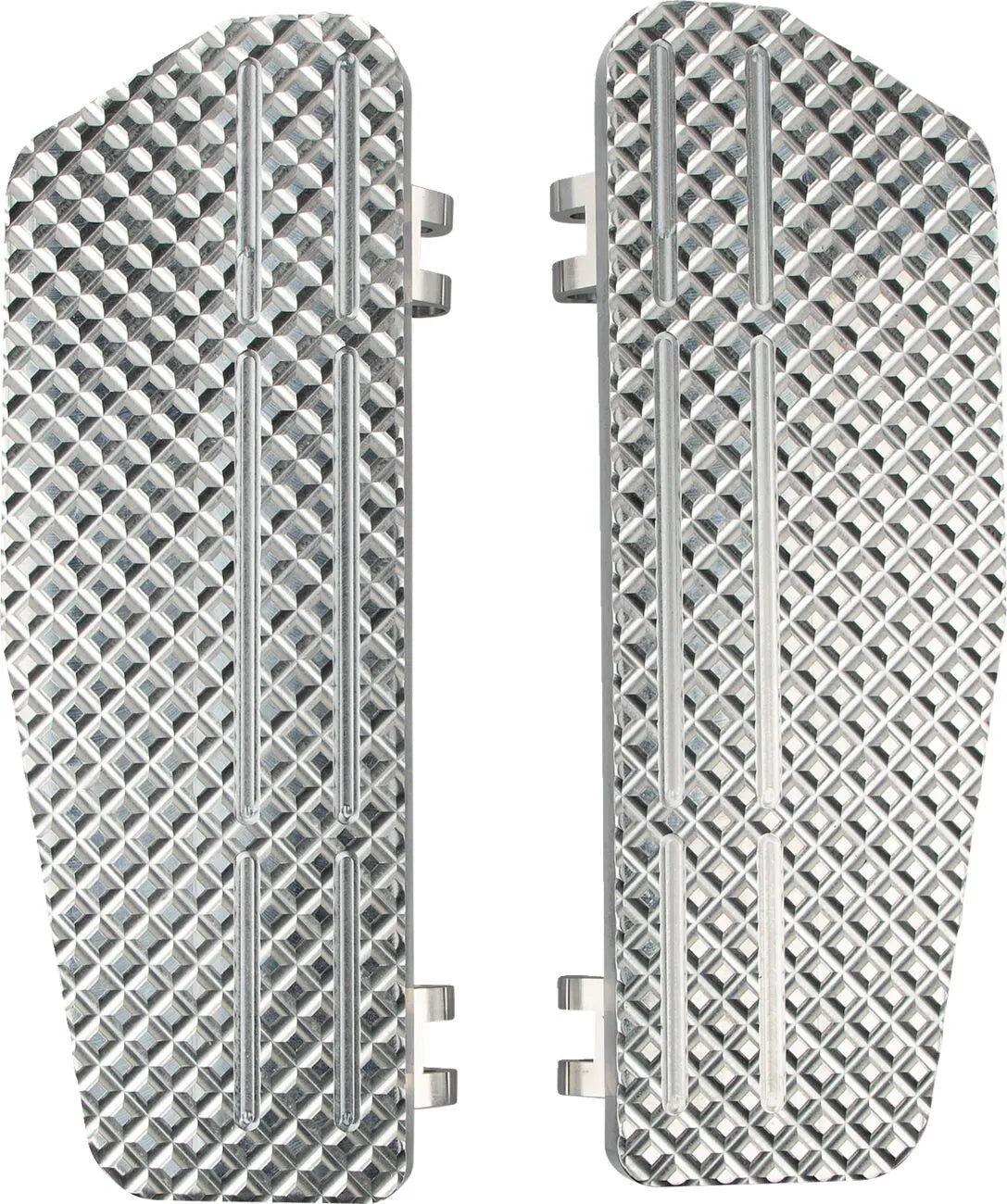 La Choppers County Line Floorboards - Billet Aluminum