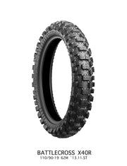 Bridgestone Battlecross X40 Tire For Hard Terrain