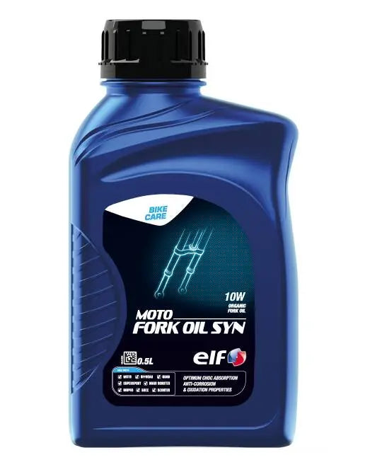 Elf Moto Fork Oil 10w Synthetic Suspension Fluid