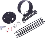 Drag Specialties Gauge Bracket - Wrinkle Black