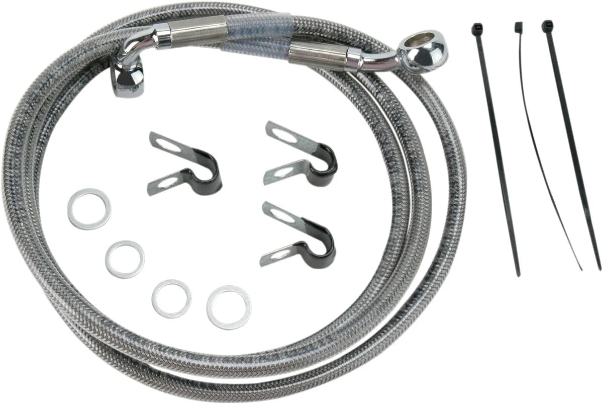 Drag Specialties Extended Brake Line Kit 54.25"