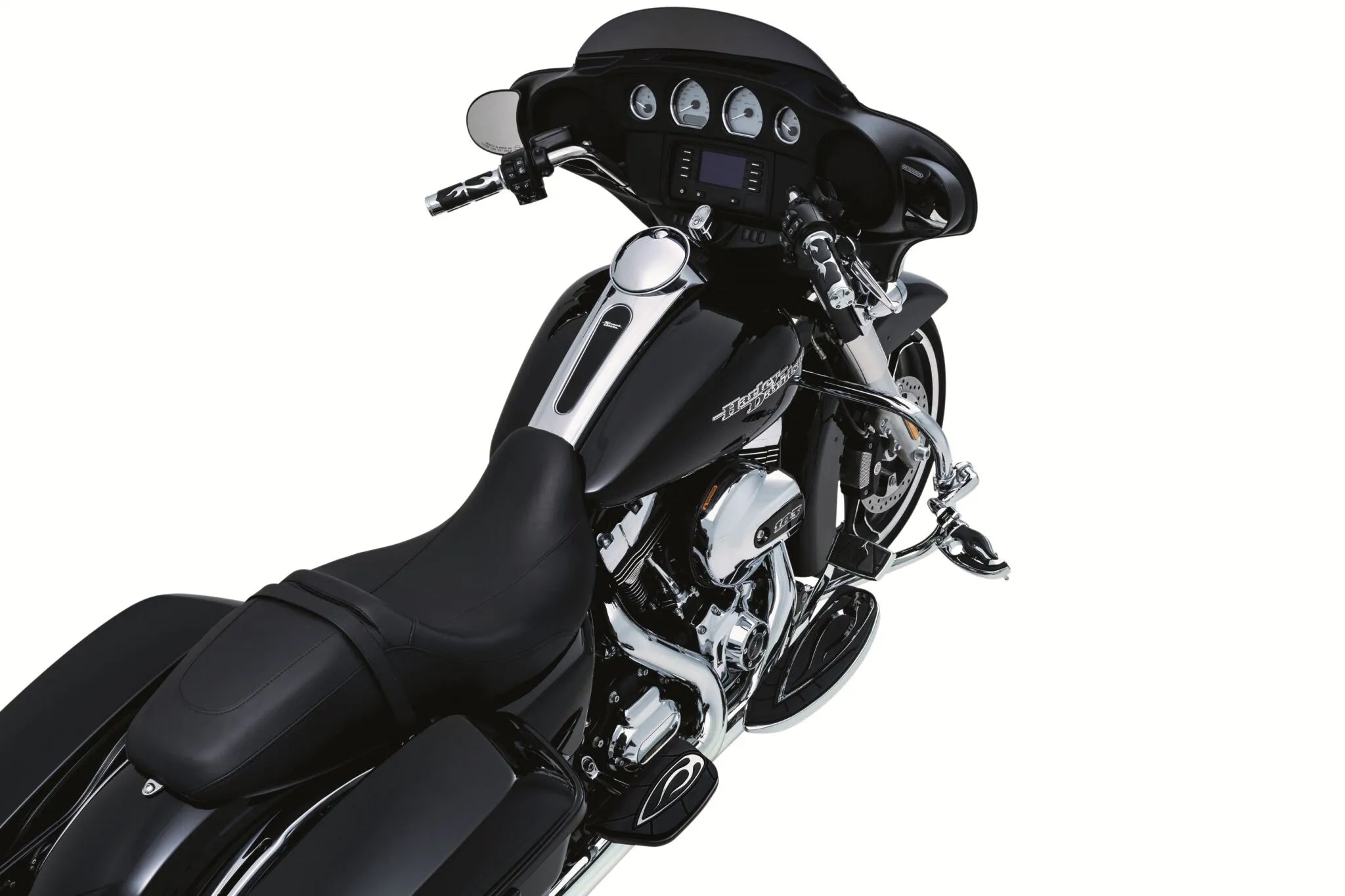 Kuryakyn Flamin' Switchblade Pegs - Chrome & Black