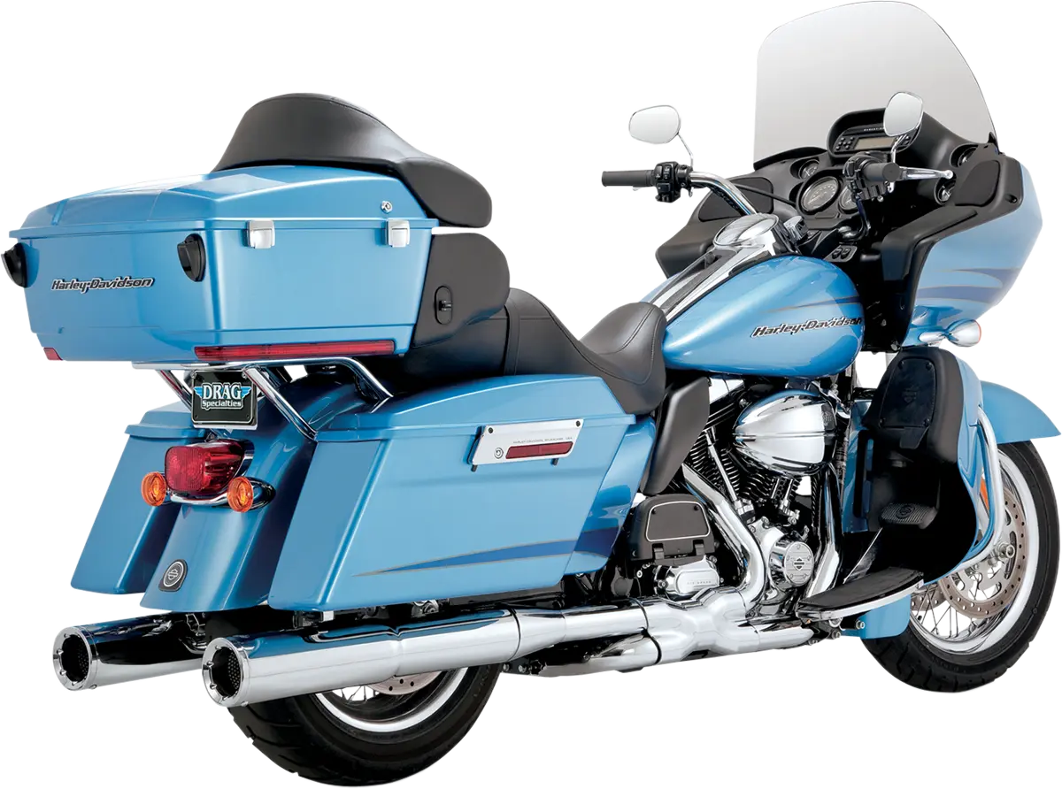 Vance & Hines Hi-output Slip-on Mufflers Chrome