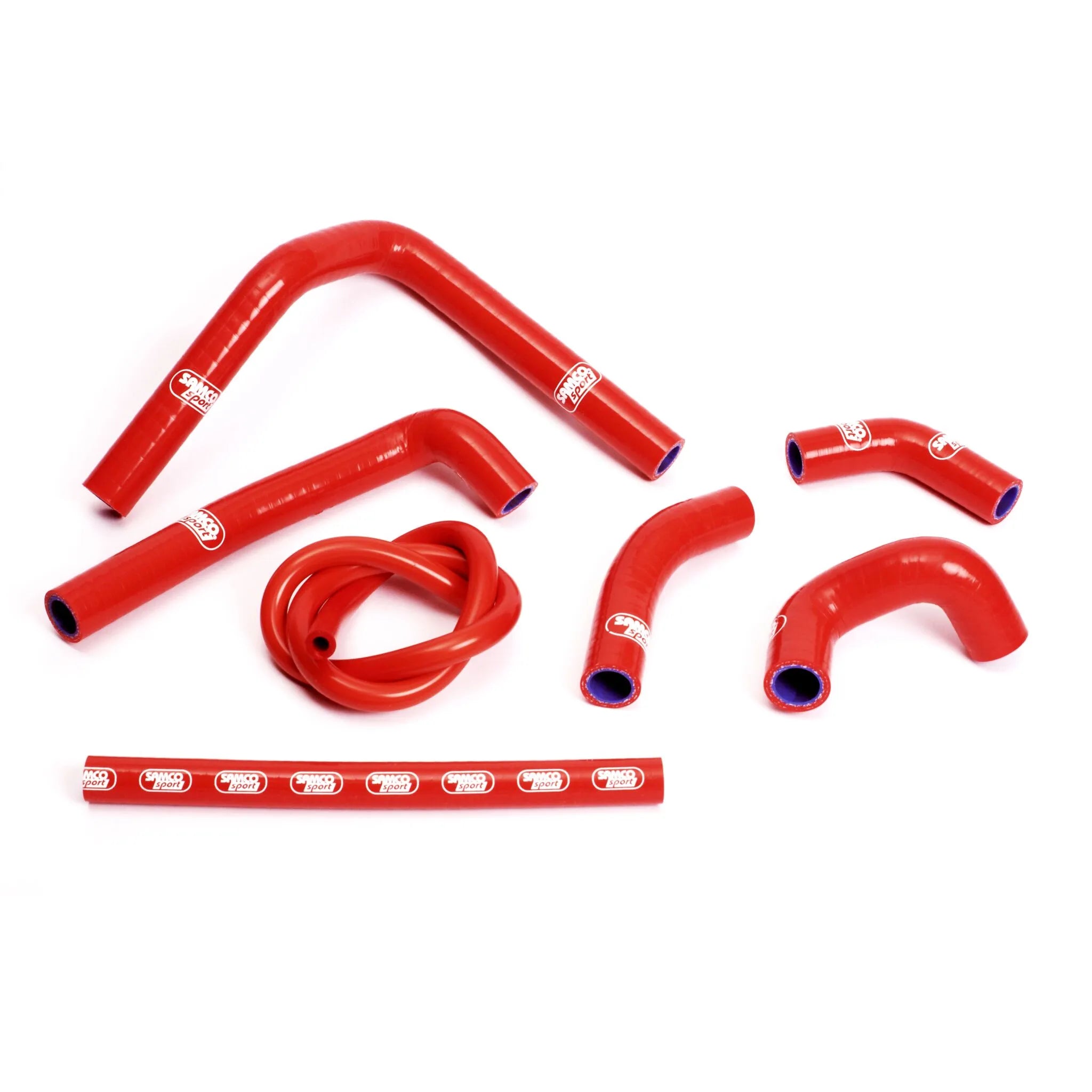 Samco Sport Radiator Hose Kit Red Silicone
