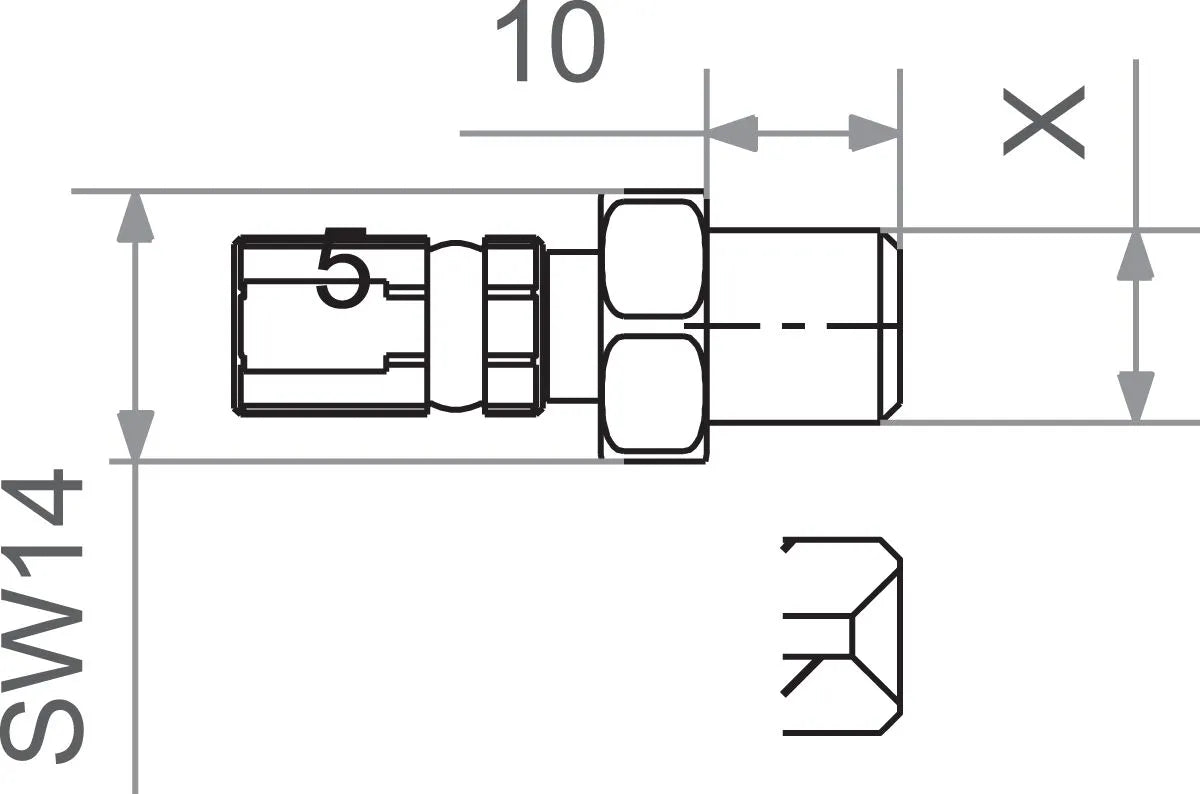 Trw Varioflex Fitting For Custom Brake Lines
