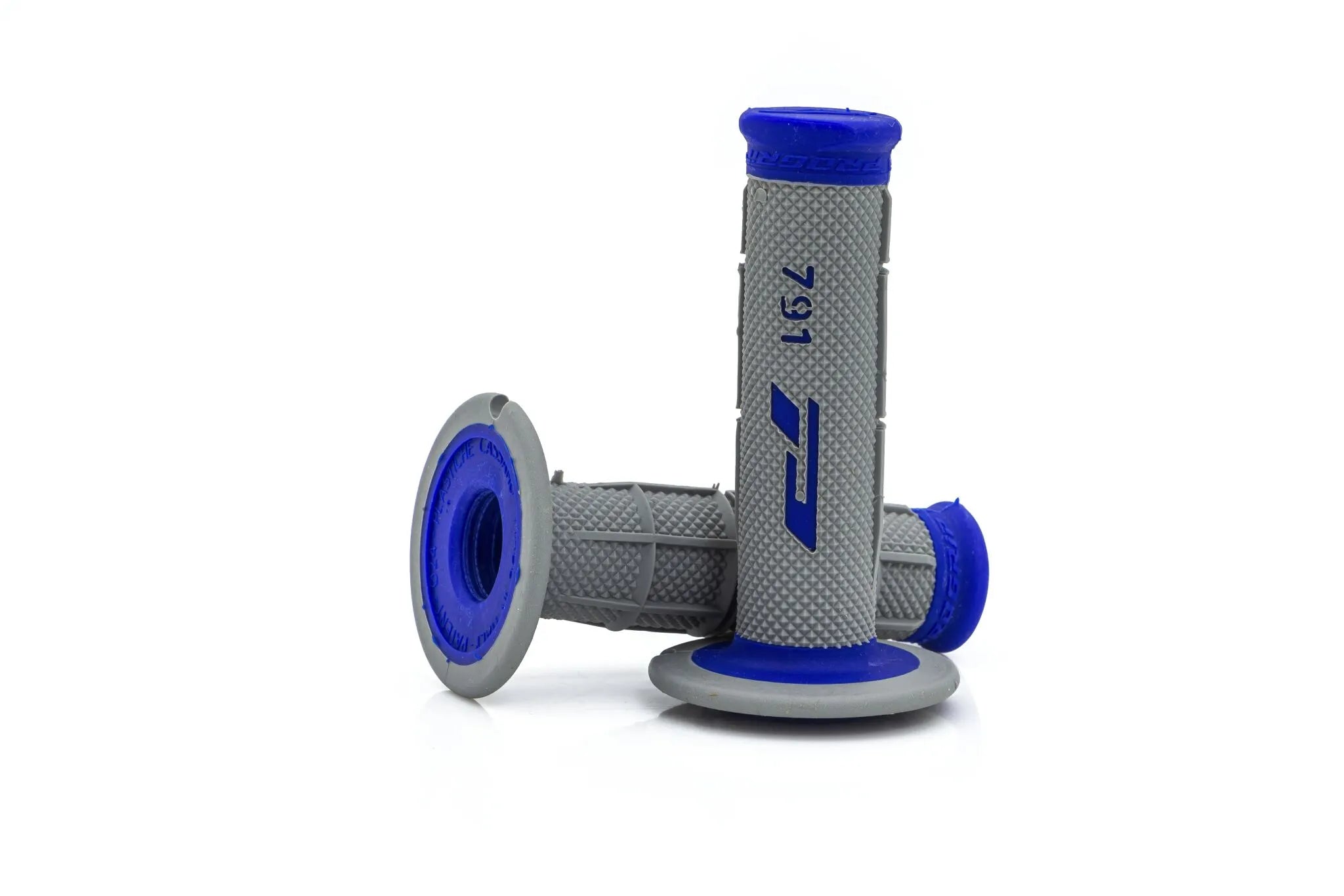 Pro Grip 791 Grips - Blue/gray Motorcycle Hand Grips