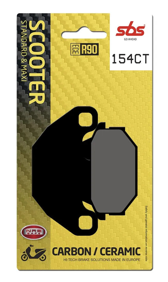 Sbs Ct Scooter Carbon Tech Organic Brake Pads Set