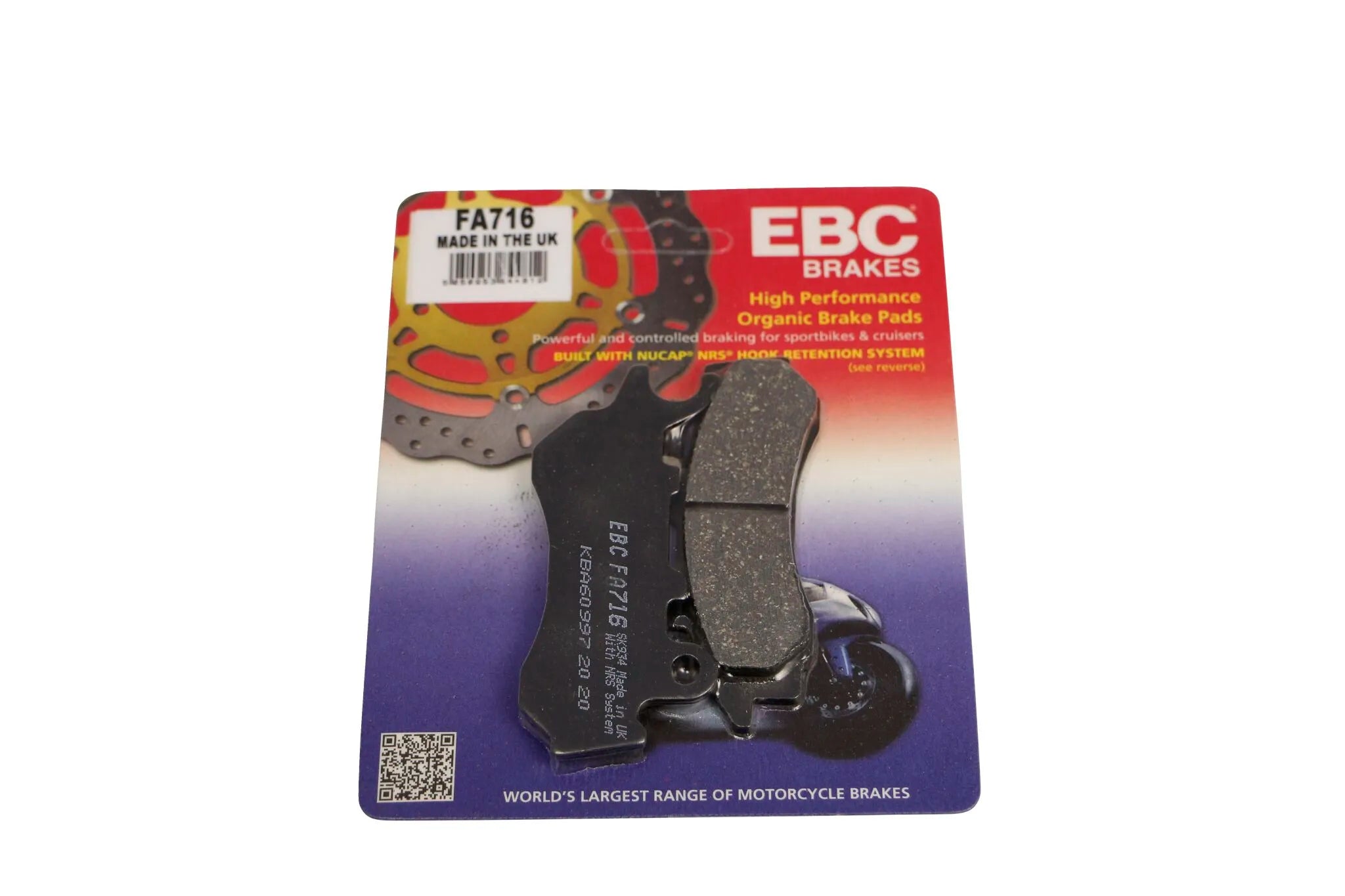 Ebc Fa Series Organic Brake Pads