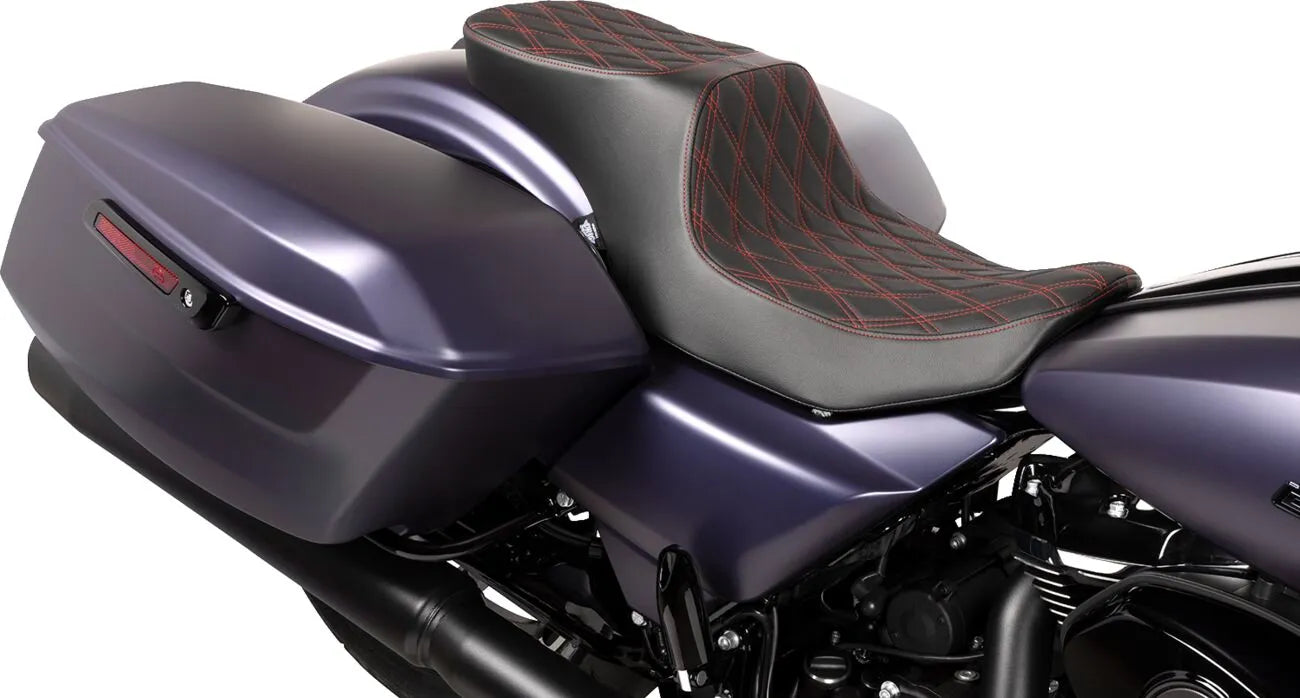 Drag Specialties Performance Predator 2-up Seat