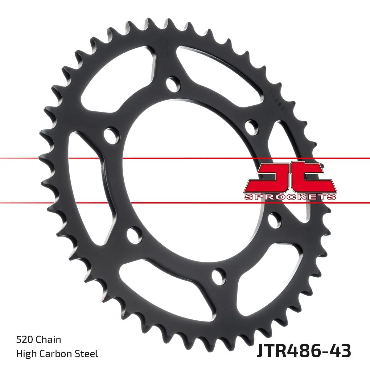 Jt Sprockets Rear Sprocket - Black Zinc Finish