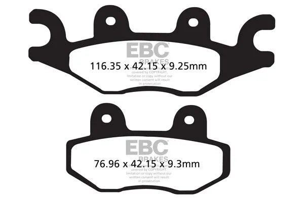 Ebc Tt Sport Carbon Fusion Brake Pads For Tt & Enduro Bikes