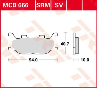 Trw All Round Sintered Metal Brake Pads