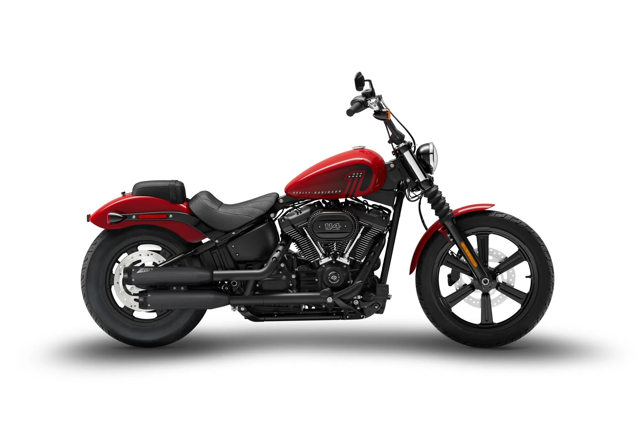 Zard Overlapped Slip-ons Muffler For Hd-softail M8