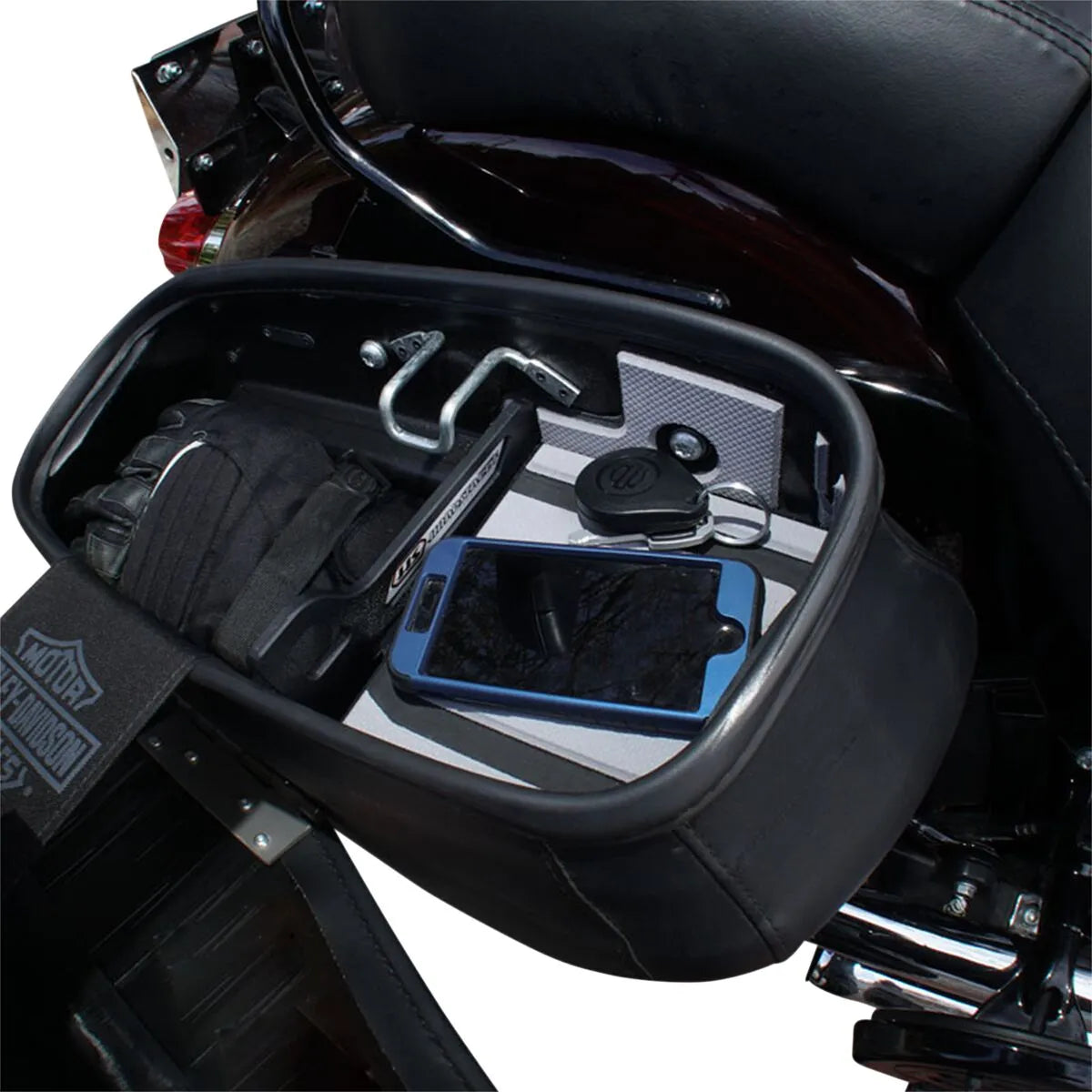 Hardstreet Saddlebag Shelf Set - Gray Organizer