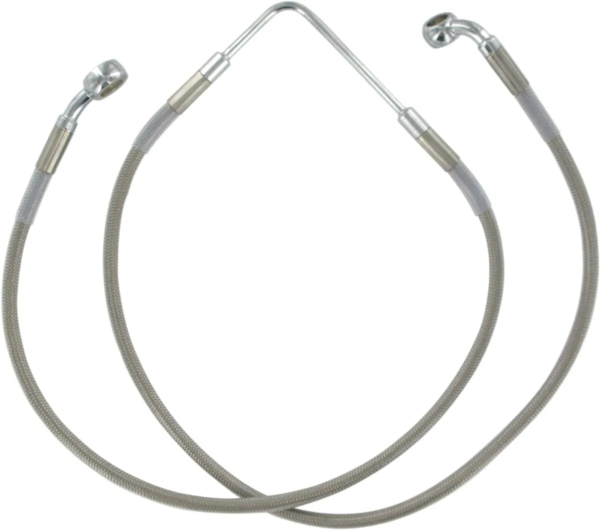 Drag Specialties Stainless Steel Brake Line Kit - 49"