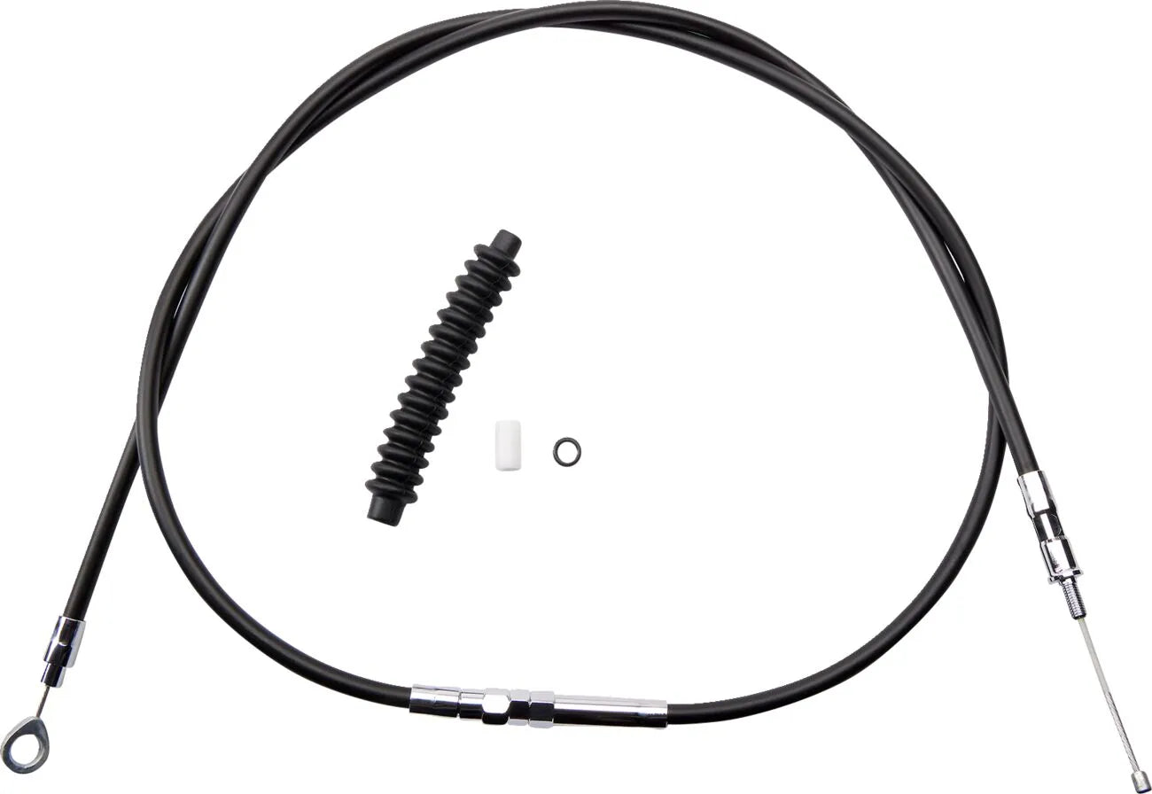 Drag Specialties High-efficiency Clutch Cable - Black Vinyl
