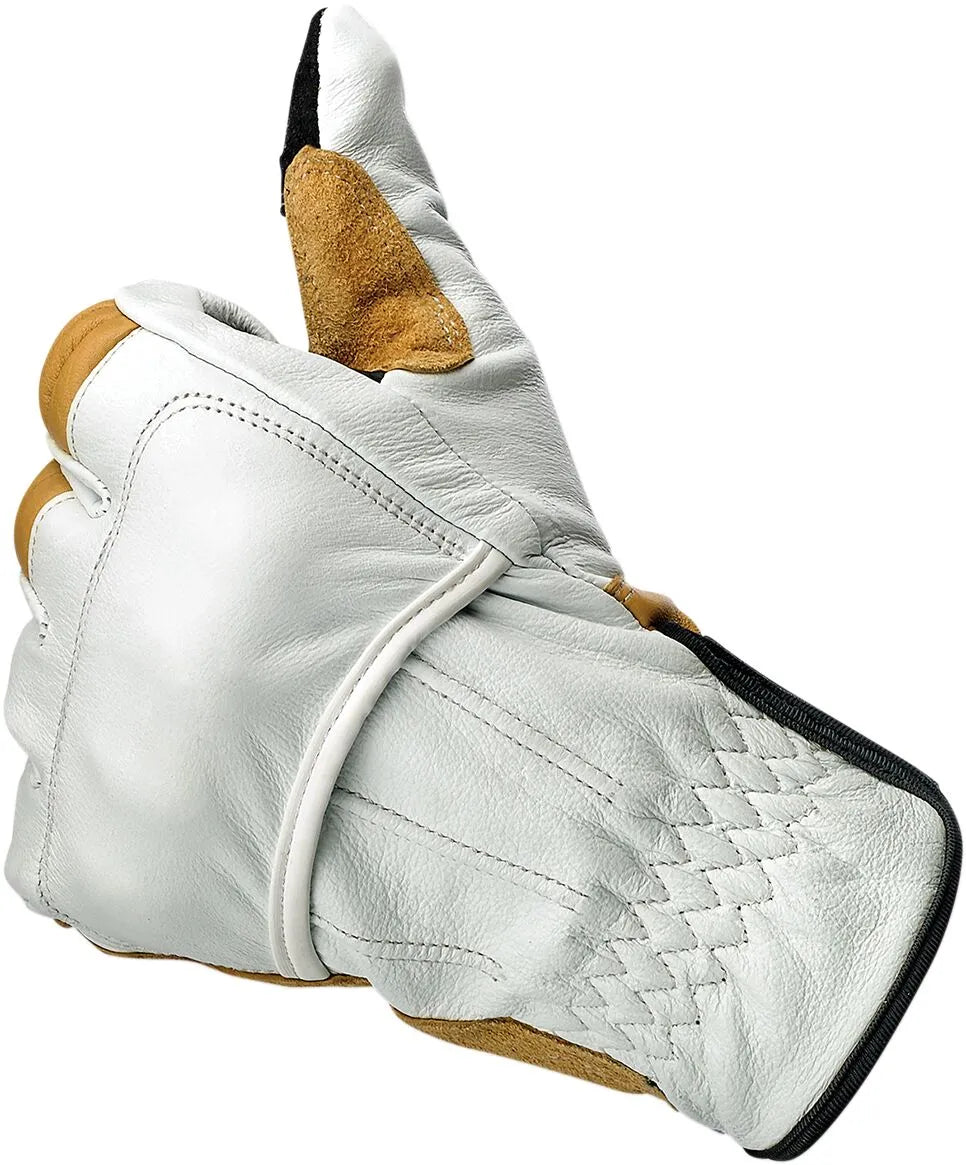 Biltwell Belden Gloves - Black/Light Gray/Golden Yellow