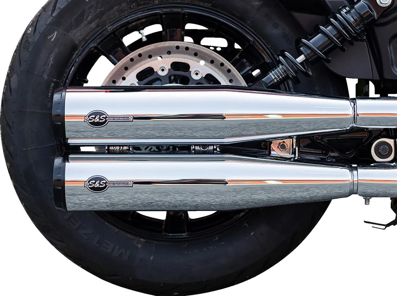 S&s Cycle Grand National Slip-on Mufflers For Scout