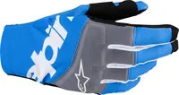 Alpinestars Techstar Mx Gloves - Black/Blue/Gray