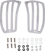 Cobra Saddlebag Lid Guards Chrome Steel Set