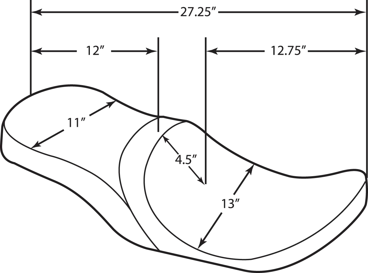 Drag Specialties Low Profile Touring Seat