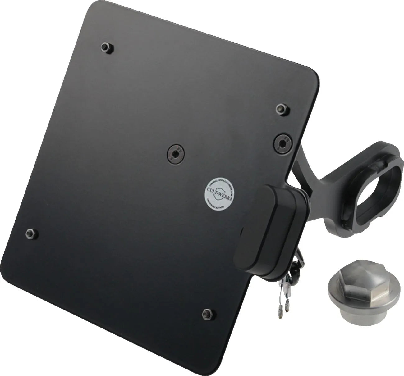 Cult Werk License Plate Holder With Led Light