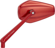 Arlen Ness Mini Stocker Forged Mirror - Red Anodized