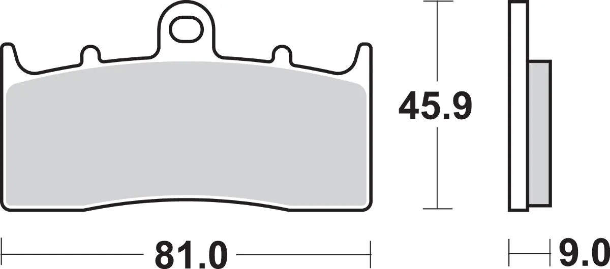 Sbs Hs Street Excel Sintered Front Brake Pads