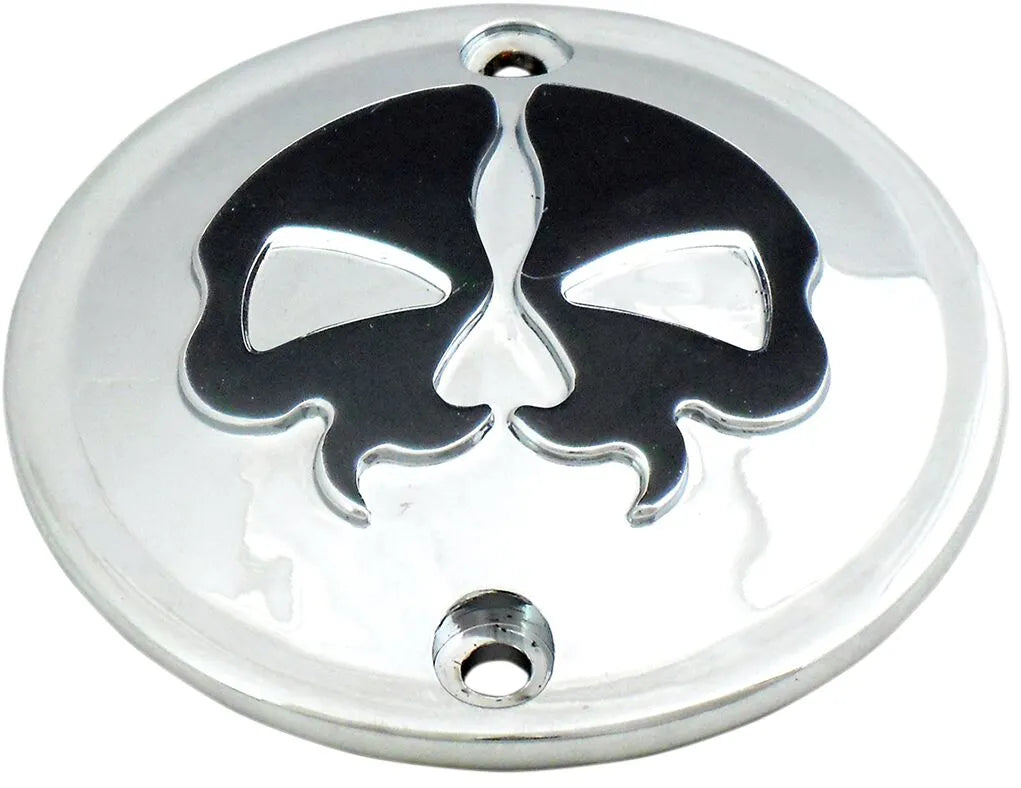 Drag Specialties Split Skull Points Cover - Chrome