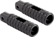 Arlen Ness Speedliner Foot Pegs - Black Anodized