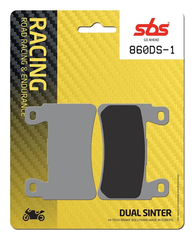 Sbs Ds Racing Dual Sintered Brake Pads Set