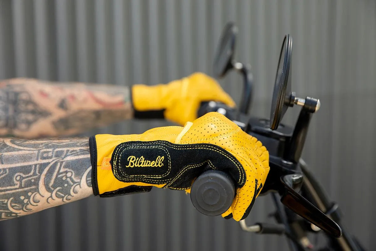 Biltwell Borrego Gloves - Black/Gold