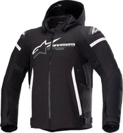 Alpinestars Zaca Waterproof Jacket For Motorcycle Riding - Black/White