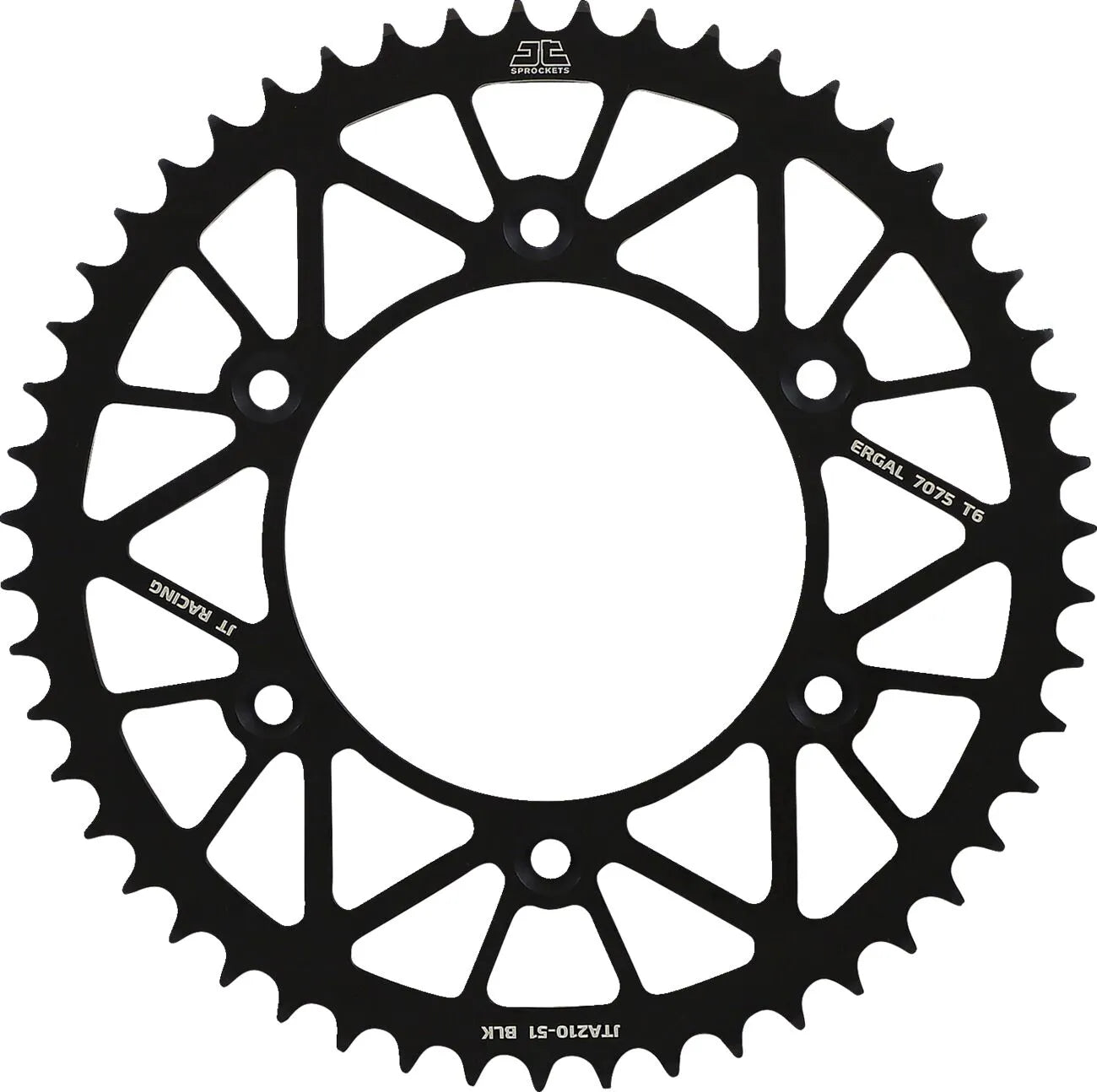 Jt Sprockets Rear Sprocket - 520, 51t Aluminum