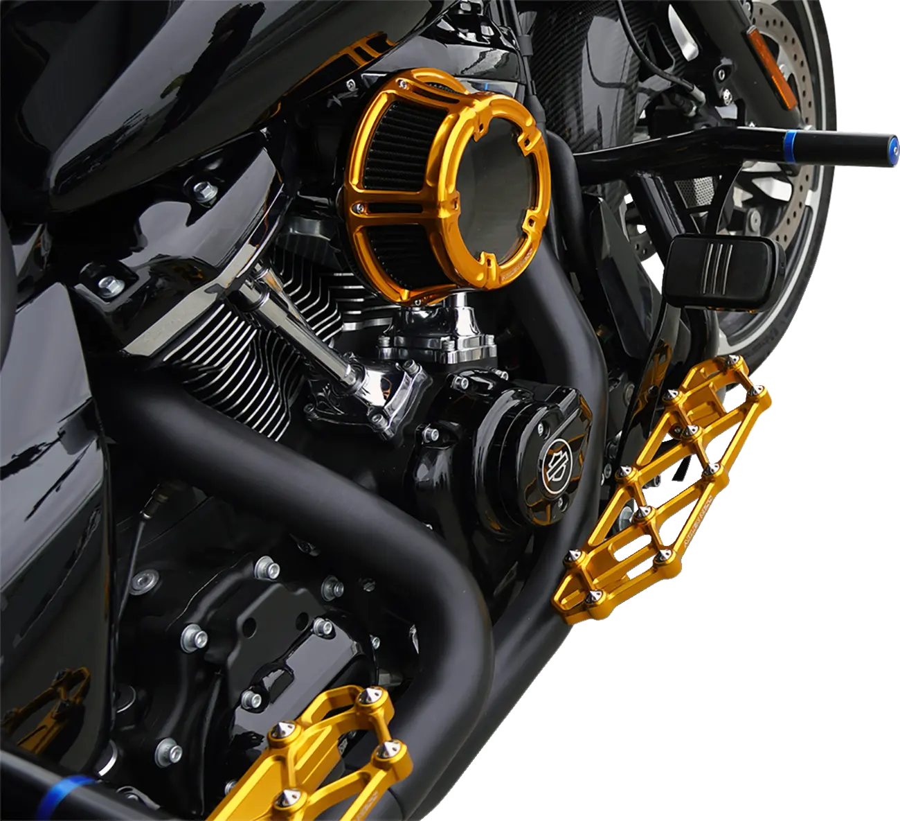 Arlen Ness Diamond Floorboards - Gold