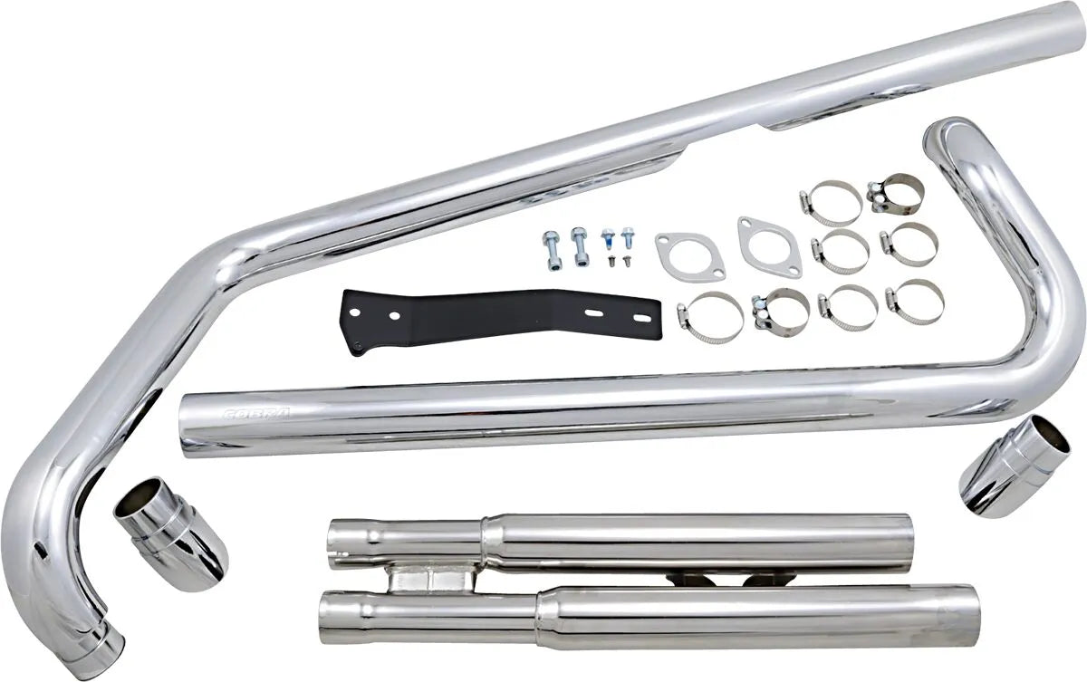 Cobra Speedster Slashdown Exhaust System - Chrome