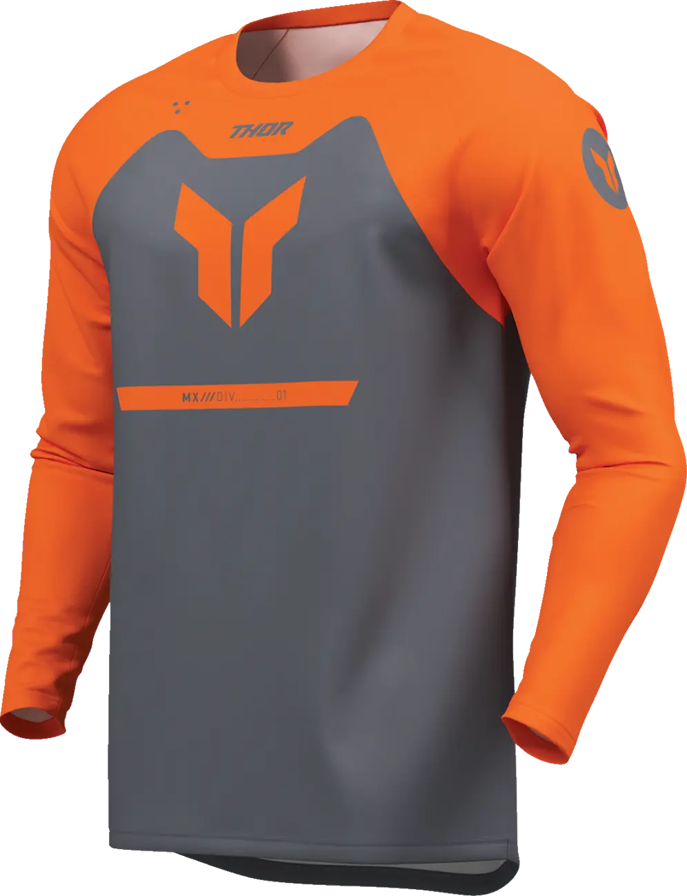 Thor Ridemode Menace Jersey - Orange/Charcoal Gray