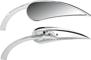 Arlen Ness Micro-mirror - Chrome Teardrop Motorcycle Mirror