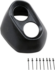 Akrapovic End Cap For Mufflers - Carbon Fiber Black
