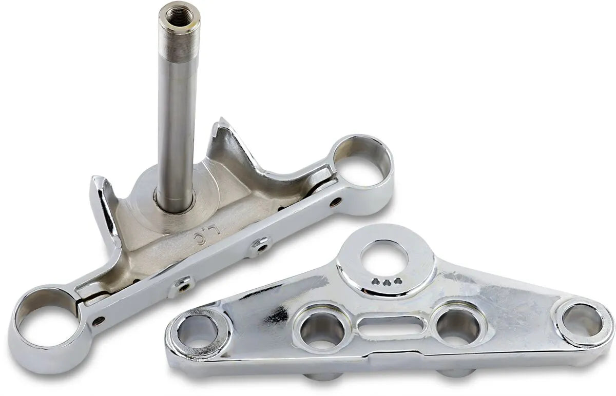 Drag Specialties Chrome Triple Tree For Fxst Fxwg Fl Forks