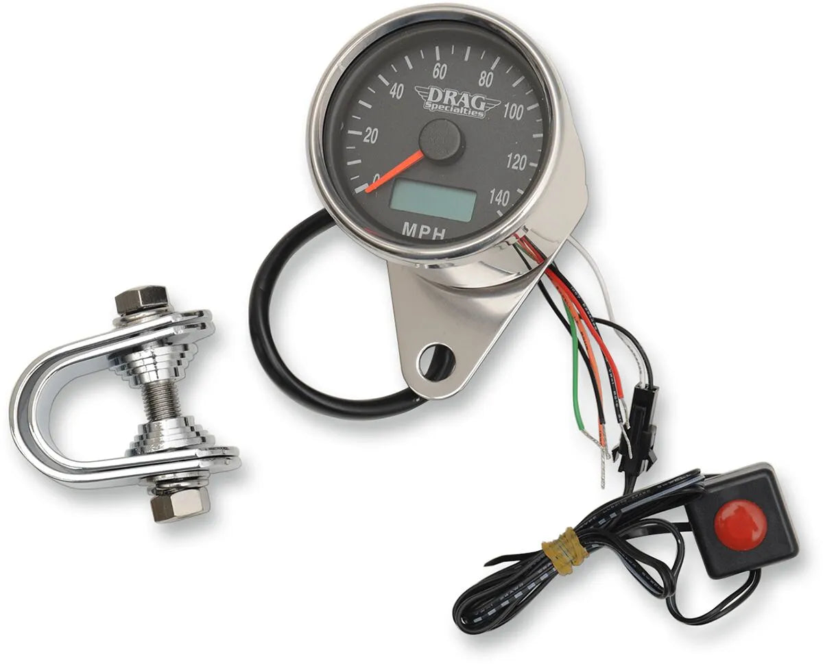 Drag Specialties Mini Electronic Speedometer