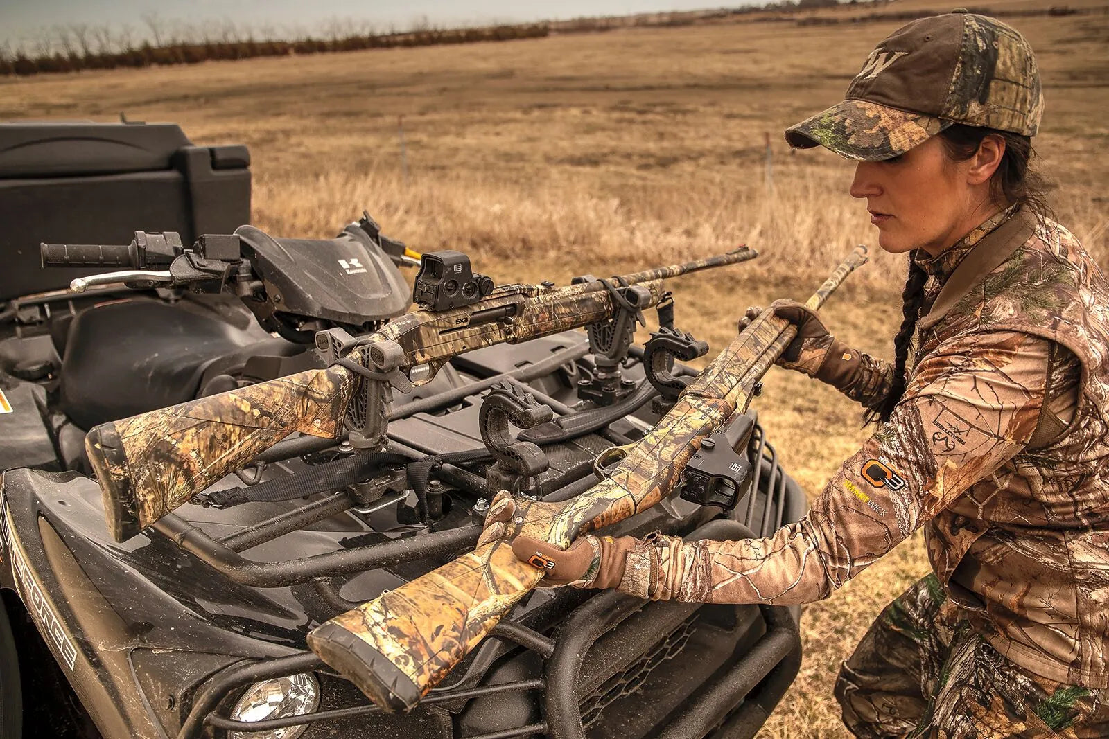 Moose Offroad V-grip Double Gun Rack