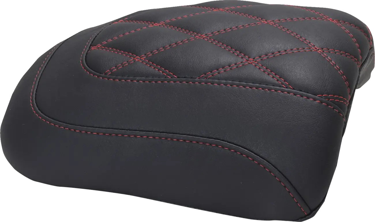 Mustang Padded Passenger Seat Cowl - Black/red