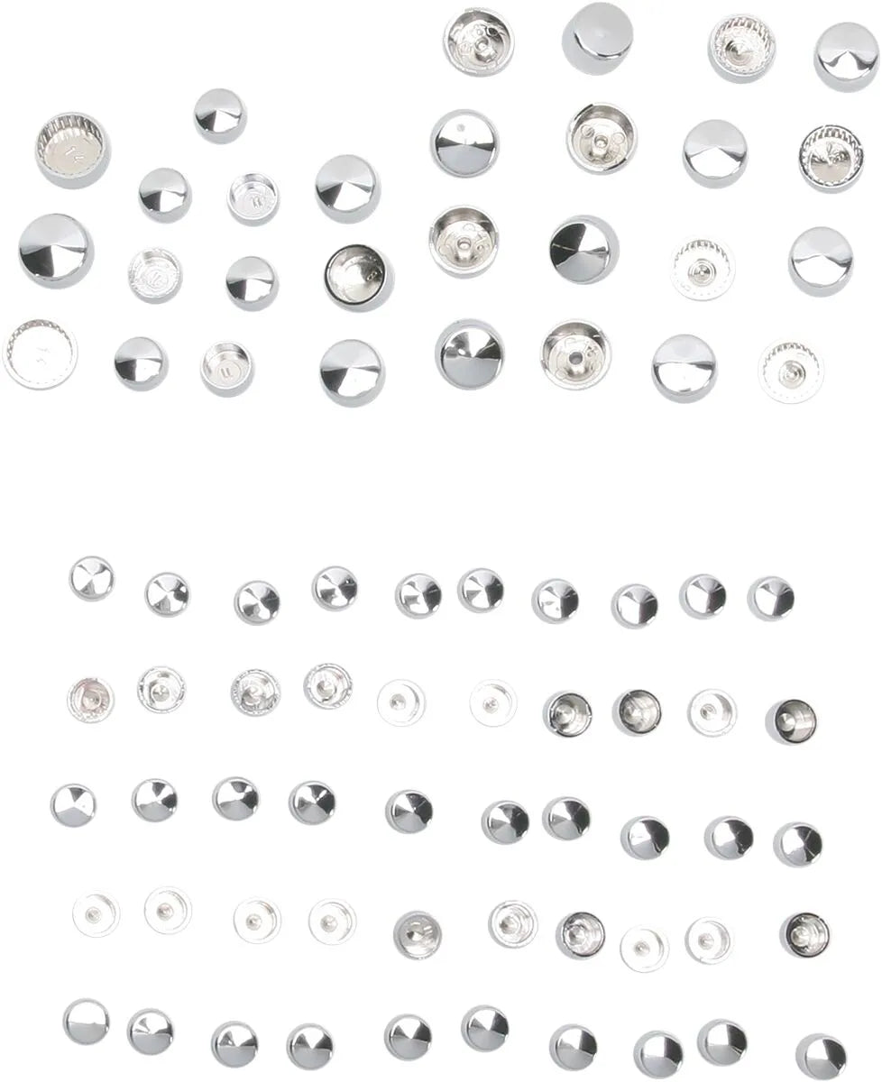 Drag Specialties Engine Bolt Cover Kit Chrome