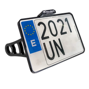 Heinz Bikes License Plate Side Mount For 3/4" Axles