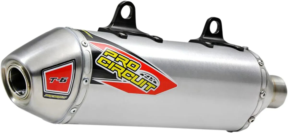 Pro Circuit T-6 Slip-on Silencer With Spark Arrestor