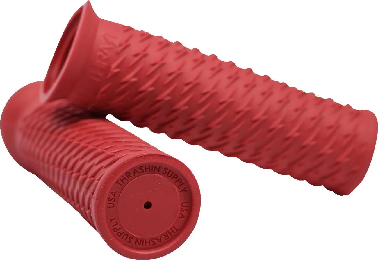 Thrashin Supply Co. Bolt Grips - Red, 1"