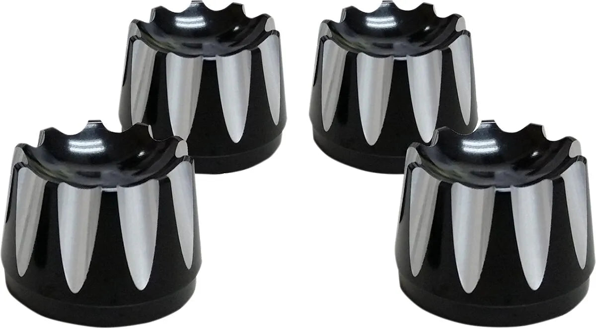 Avon Grips Head Bolt Covers - Black Anodized